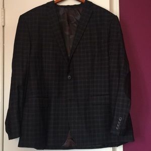 Light weigh plaid mens jkt